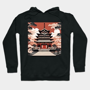 beautiful Japanese temple art Hoodie